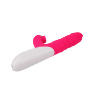 Вібратор кролик із вакуумною стимуляцією CHISA Intimate Melody Clit Kisser THruster, рожевий