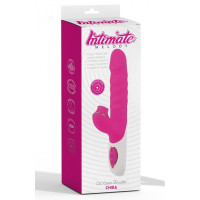 Вібратор кролик із вакуумною стимуляцією CHISA Intimate Melody Clit Kisser THruster, рожевий
