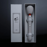 Вібратор-мікрофон з дистанційним пультом UPKO Wand, силіконовий, сірий