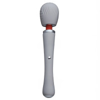 Вибратор-микрофон с дистанционным пультом UPKO Wand, силиконовый, серый