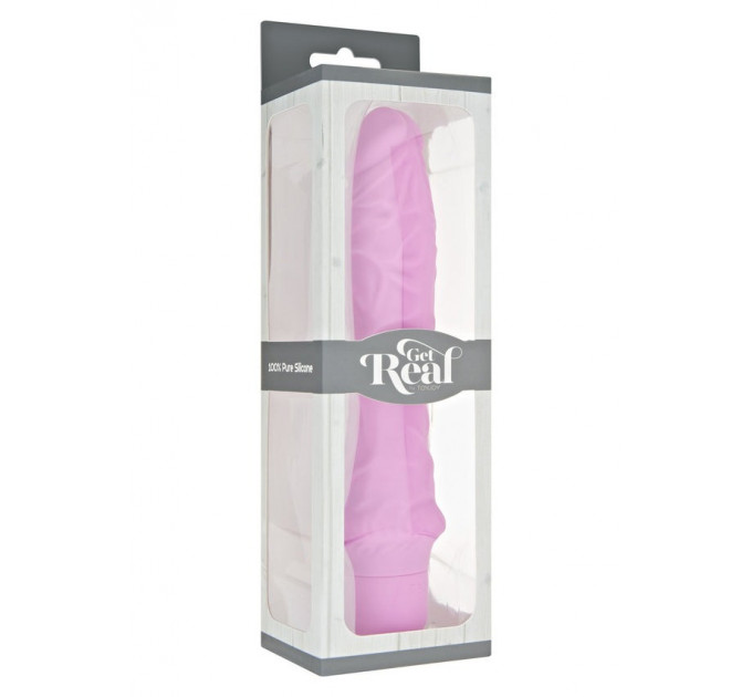 Вібратор реалістичний класичний Toy Joy Get Real Classic рожевий, Large