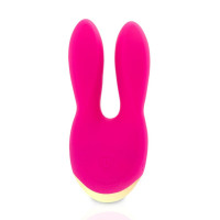 Вибратор с ушками для клитора Rianne S Bunny Bliss в сумочке, розовый