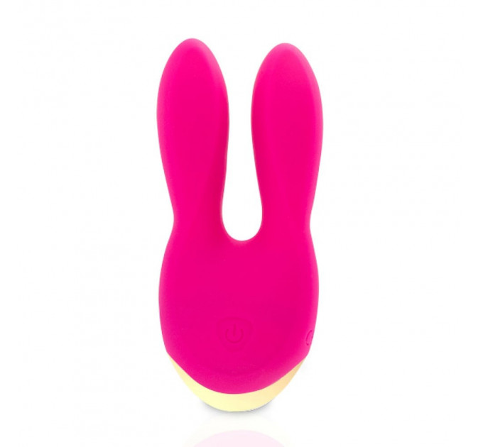 Вибратор с ушками для клитора Rianne S Bunny Bliss в сумочке, розовый