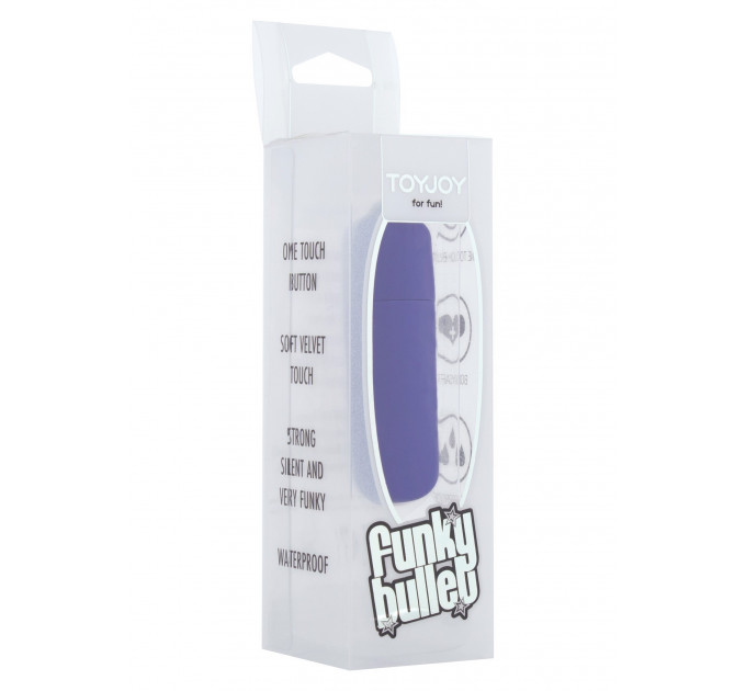 Вибропуля Funky Bullet фиолетовая, 5.5 х 1.5 см