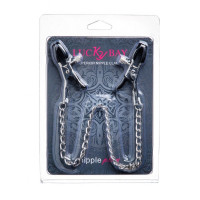 Зажимы на соски Lucky Bay Nipple play с тонкой металлической цепочкой