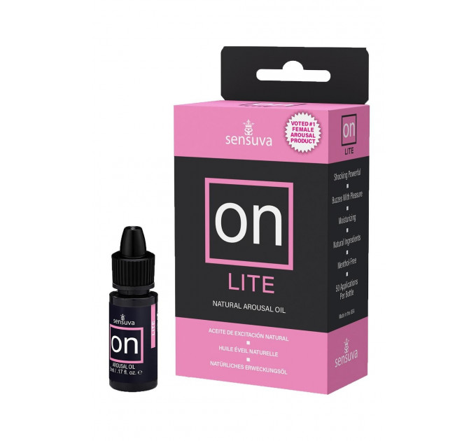 Жидкий вибратор Sensuva On LITE Arousal Oil, 5 мл