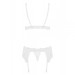 Комплект Obsessive 810-SEG-2 3 pcs set white L/XL