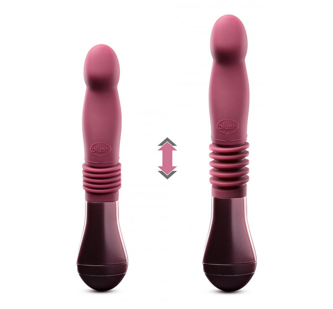 ВибраторTEMPTASIA TRIXIE THRUSTING DILDO WINE