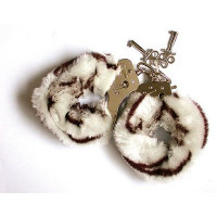 Наручники Roomfun Metal Handcuff, Zebra
