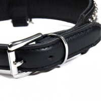 Нашийник Leather Crystal Diamonds, Black