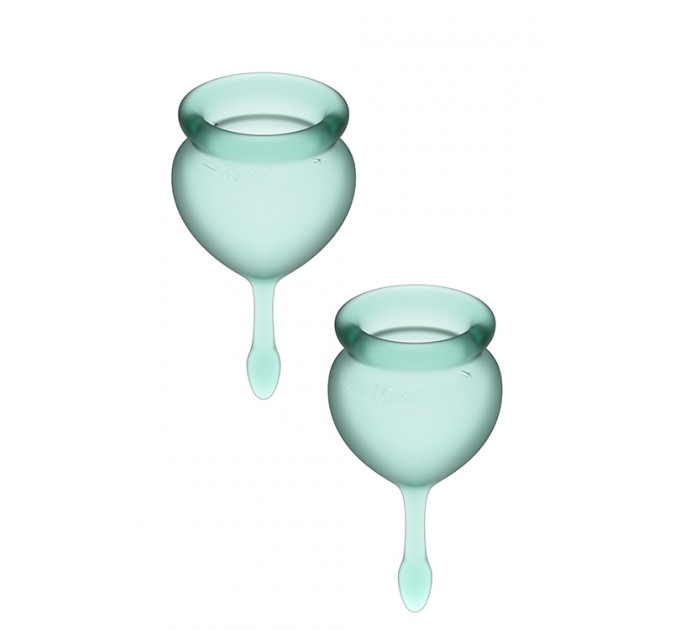 T360103 Менструальные чаши SATISFYER FEEL GOOD MENSTRUAL CUP GREEN