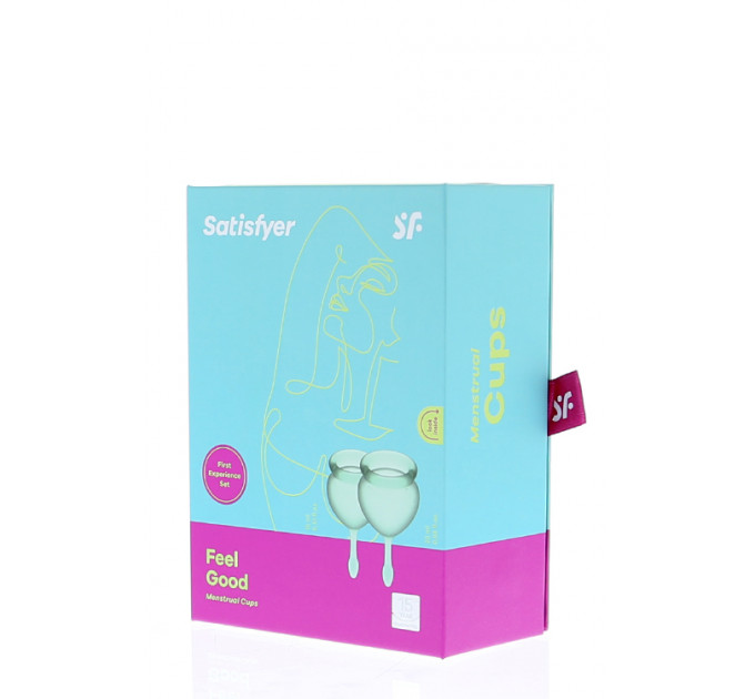 T360103 Менструальные чаши SATISFYER FEEL GOOD MENSTRUAL CUP GREEN