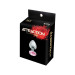 Анальная пробка MAI METAL PLUG WITH STONE, S SILVER
