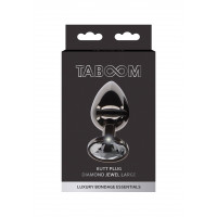 Анальная пробка с камнем L Butt Plug With Diamond Jewel Taboom