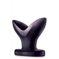 Анальна пробка лотос для розширення анусу, чорна, 10 см х 5 см