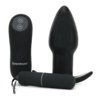 Анальный плаг Pipedream ANAL FANTASY с пультом управления, черный