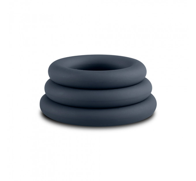 Набор из трех эрекционных колец Boners Boners 3-Piece Cock Ring Set