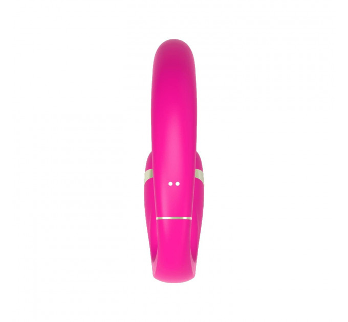 Двойной вибратор с вакуумной стимуляцией Adrien Lastic My G PINK