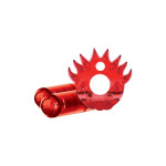 Ерекційне кільце з двома віброкулями Zero Tolerance Flame Thrower червоне, 5 см