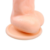 Фалоімітатор реалістичний на присосці Chisa Ballsy Super Cock Jumbo Jack, бежевий