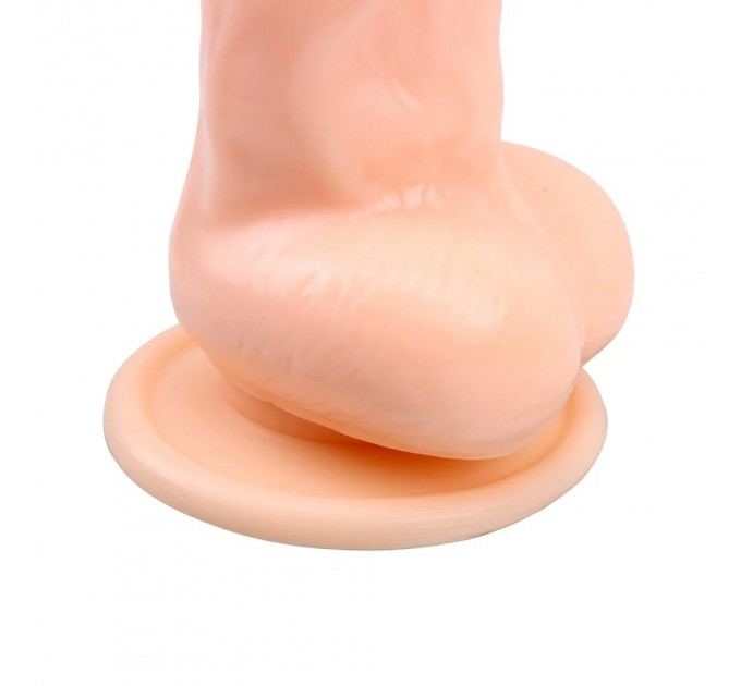 Фаллоимитатор реалистичный на присоске Chisa Ballsy Super Cock Jumbo Jack, бежевый