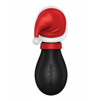 Клиторальный вакуумный вибратор Пингвин Satisfyer Penguin Holiday Edition черно-белый