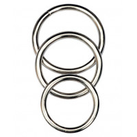 Комплект эрекционных стальных колец Trine