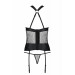 Комплект нижнего белья в сетку Amanda Corset black S/M-Passion