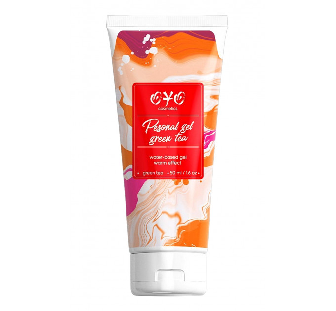 Лубрикант на водной основе с согревающим эффектом OYO Personal Gel Green Tea