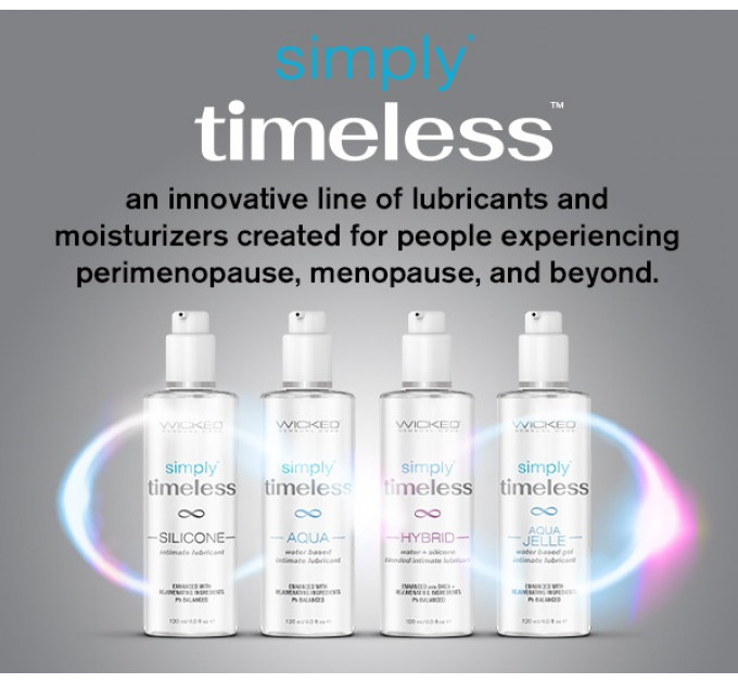 Лубрикант гибридный Wicked Simply Timeless Hybrid, 120 мл