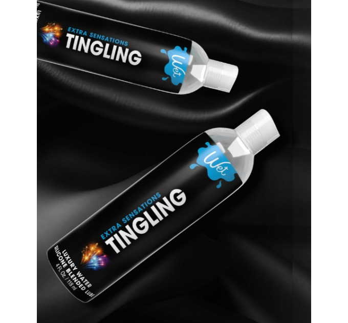 Лубрикант з охолодженням на водно-силіконовій основі Wet Tingling, 118 мл