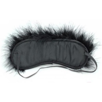 Маска на глаза с мехом Flocky blindfold leopard