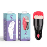 Мастурбатор с вибрацией Chisa C++ Things BUSTER в черно-красной колбе