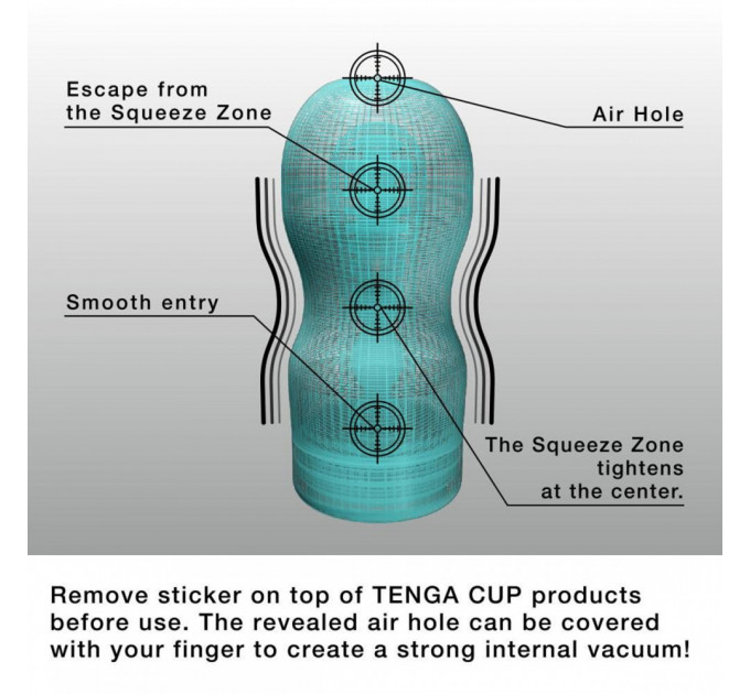 Мастурбатор Tenga ORIGINAL VACUUM CUP COOL