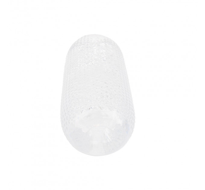 Мастурбатор нереалистичный Chisa Prof.Jason C с внутренним и внешним рельефом, прозрачный