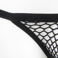 Мужские стринги в сеточку Star Night Black Sexy Men's Fishnet Thong черные, L