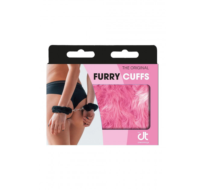Наручники с мехом Dream toys Metal Handcuff, розовый Наручники с мехом Dream toys Metal Handcuff, розовый