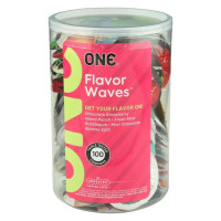 Набор оральных презервативов One Flavor Waves Island Punch Тропический коктейль (цена за 5 шт.)