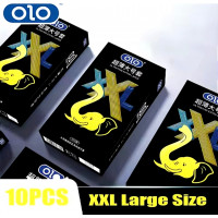 Презервативы ультра тонкие OLO с гиалуроновой кислотой XXL (цена за 10 шт. в упаковке)