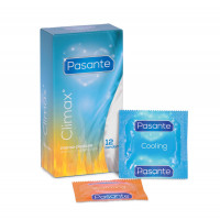 Презервативи ребристі Pasante Climax Condoms охолоджувальні та зігрівальні (ціна за упаковку, 12 шт) Презервативи ребристі Pasante Climax Condoms охолоджувальні та зігрівальні (ціна за упаковку, 12 шт)