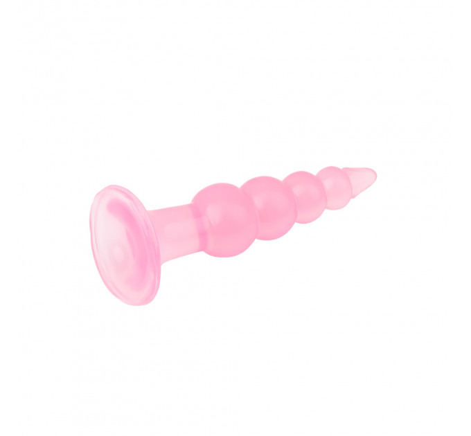 Рифленная анальная пробка Chisa Hi-Rubber Bumpy Butt Plug