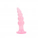 Рифленная анальная пробка Chisa Hi-Rubber Bumpy Butt Plug