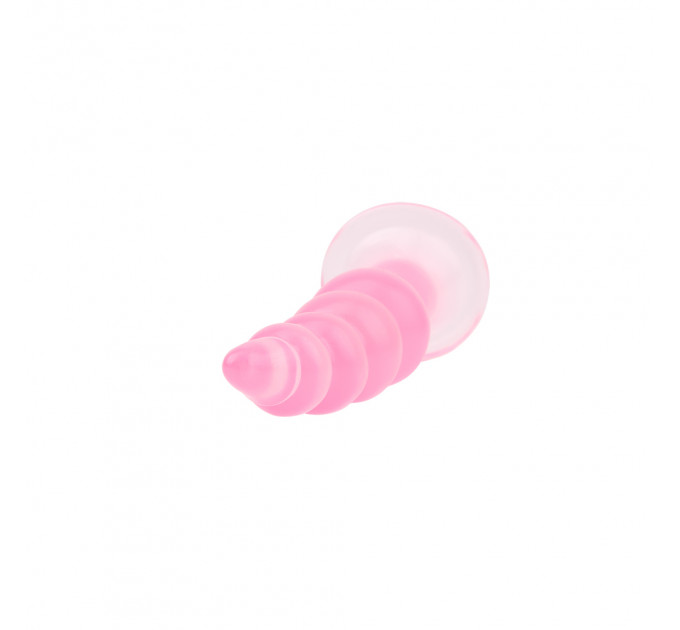 Рифленная анальная пробка Chisa Hi-Rubber Bumpy Butt Plug