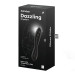 Стеклянный двойной фаллоимитатор Satisfyer Dazzling Crystal 1 для точки G черный