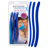 Стимулятори уретри You2Toys Silicone Dilator Set хвилеподібної форми, сині, 3 шт.
