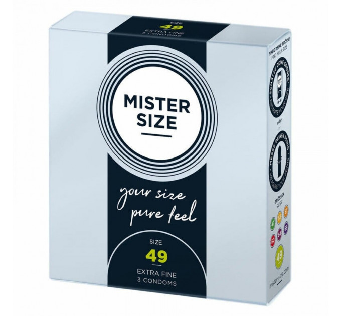 Презервативы Mister Size 49mm pack of 3