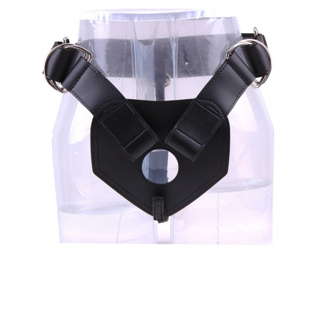 Трусики для страпону Chisa R.G.B Sex Luxe Harness, чорні