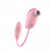 Вакуумный стимулятор клитора с виброяйцом High End Suction Love Egg PINK