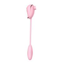 Вакуумный стимулятор клитора с виброяйцом High End Suction Love Egg PINK