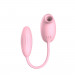 Вакуумный стимулятор клитора с виброяйцом High End Suction Love Egg PINK